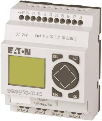 Programmable relay EASY512-DC-RC 24VDC